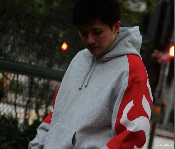 Grey HOODED XL S LOGO Big SWEATSHIRT L M Back Hoodie Black JACQUARD LOGO BIG Sweatshirt 0823